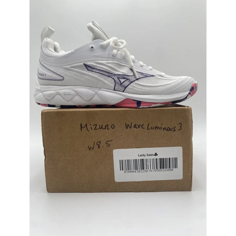 Mizuno WAVE LUMINOUS 3 Women's NEW Volleyball Shoe White US Size 8.5